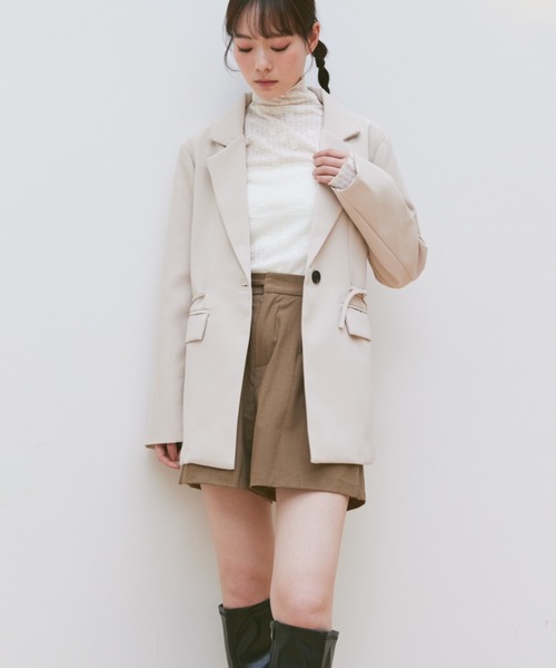 paravion（パラビオン）の「ウエストベルトテーラードジャケット  