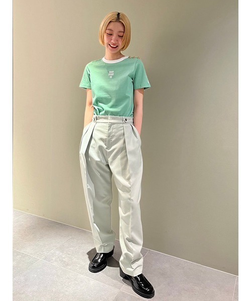 LILY BROWN（リリーブラウン）の「【WEB・一部店舗限定カラー】【LILY BROWN×MARY QUANT】クラシックコンパクトTシャツ（Tシャツ/カットソー・レディース・その他/ブラック/グリーン/ホワイト・FREE）」の11枚目の写真