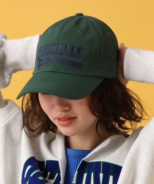 PBLIM(ページボーイリム)の「PBLIM/シシュウロゴキャップ(キャップ・レディース・イエロー/ブラック/レッド/グリーン・FREE)」の3枚目の写真