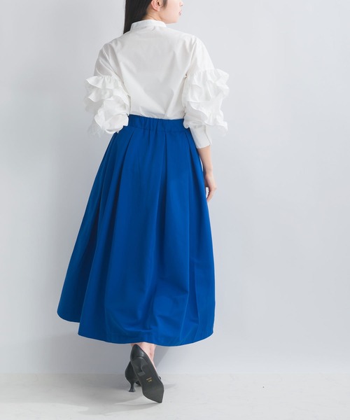チュール重ねフリルブラウス PICCIN（ピッチン）の「チュール重ねフリルブラウス（シャツ