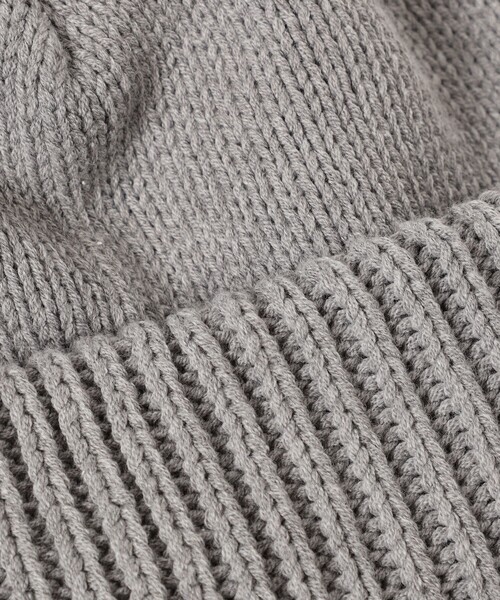 crepuscule(クレプスキュール)の「crepuscule / Knit Cap(ニットキャップ/ビーニー・メンズ・グレー/ブラック・FREE)」の6枚目の写真