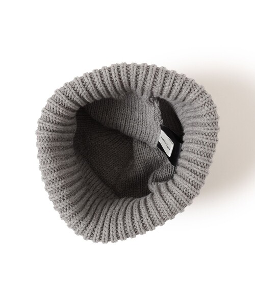 crepuscule(クレプスキュール)の「crepuscule / Knit Cap(ニットキャップ/ビーニー・メンズ・グレー/ブラック・FREE)」の4枚目の写真