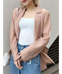 シアーテーラードジャケット