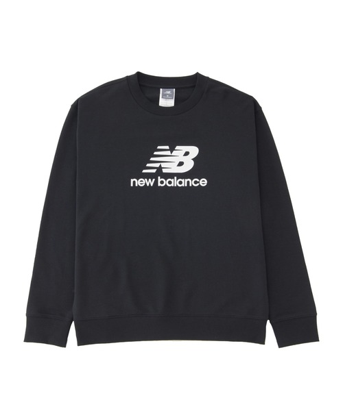 NEW BALANCE（ニューバランス）の「Sport Essentials Stacked Logo スウェットクルー（スウェット・メンズ・ブラック/ライトグレー/ネイビー・XX-LARGE/X-LARGE/LARGE/MEDIUM/SMALL）」の11枚目の写真