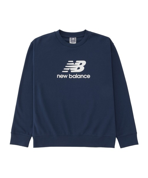 NEW BALANCE（ニューバランス）の「Sport Essentials Stacked Logo スウェットクルー（スウェット・メンズ・ブラック/ライトグレー/ネイビー・XX-LARGE/X-LARGE/LARGE/MEDIUM/SMALL）」の4枚目の写真