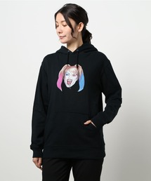 DC | 【 DC 】 プルオーバーフーディ ハーレイ・クイン フェイス M(パーカー)