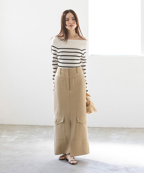 Noble(ノーブル)の「ペンシルカーゴスカート(スカート)」 - WEAR Noble(ノーブル)の「ペンシルカーゴスカート(スカート)」 - WEAR