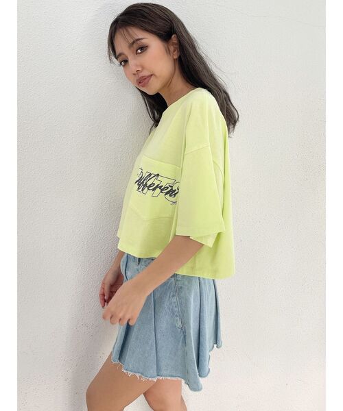 GYDA(ジェイダ)の「タックプリーツ デニムスカートライクショートパンツ(デニムスカート・レディース・ライトブルー/ブルー・MEDIUM/SMALL)」の6枚目の写真
