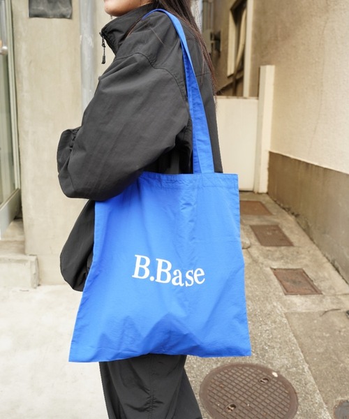 BROKEN BASE(ブロークンベース)の「B.BASEナイロントートバッグ(トートバッグ・メンズ・ブルー/ネイビー/アイボリー/ブラック・フリー)」の5枚目の写真