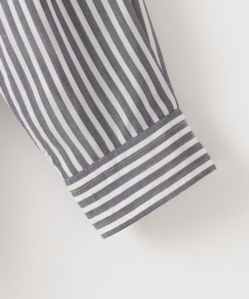 Steven Alan(スティーブンアラン)の「<Steven Alan> キュプラ ストライプ レギュラーカラー シャツ -LOOSE(シャツ/ブラウス・メンズ・ネイビー/その他1・S/M/L/XL)」の21枚目の写真