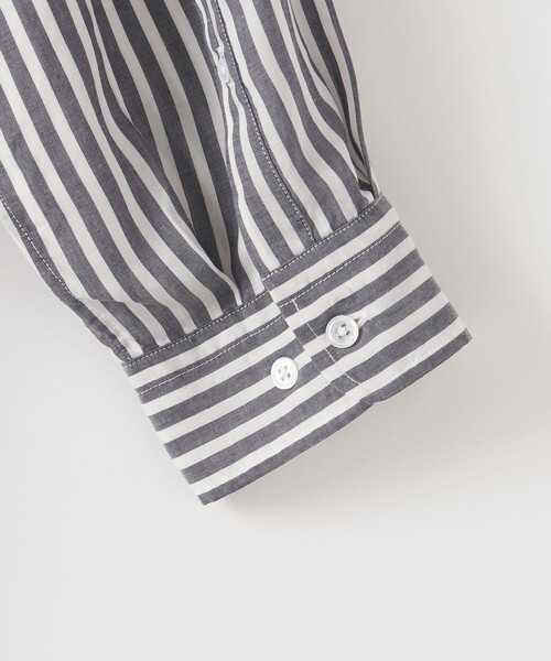 Steven Alan(スティーブンアラン)の「<Steven Alan> キュプラ ストライプ レギュラーカラー シャツ -LOOSE(シャツ/ブラウス・メンズ・ネイビー/その他1・S/M/L/XL)」の22枚目の写真