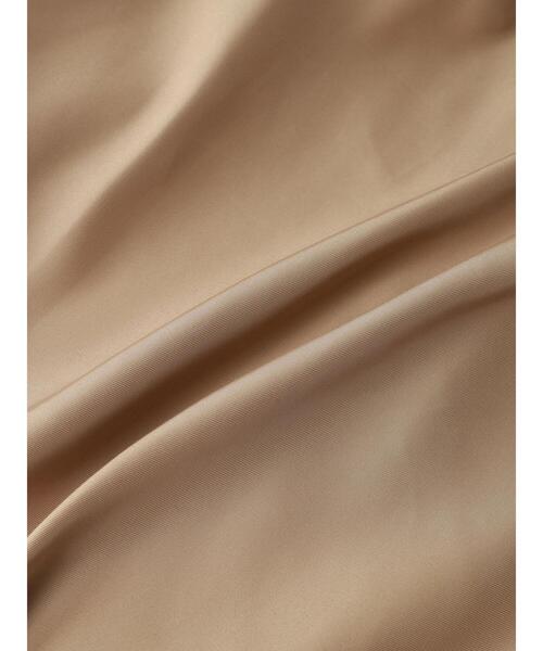 YECCA VECCA（イェッカヴェッカ）の「ベアドッキングワンピース（ワンピース・レディース・ベージュ/チャコールグレー・FREE）」の4枚目の写真