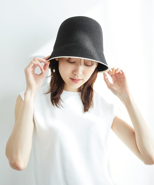 ROPE' PICNIC（ロペピクニック）の「ウォッシャブルブレードベルハット（ハット・レディース・ベージュ/ブラック/ブラウン系その他3・FREE）」の2枚目の写真