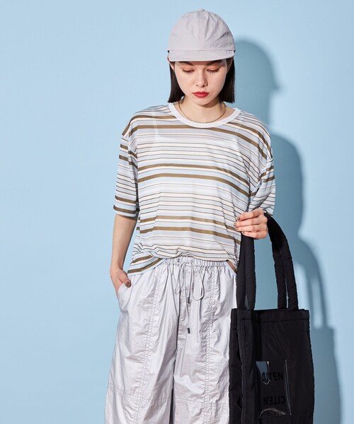 アトリエgg マルチボーダーTシャツ アトリエgg マルチボーダーTシャツ アトリエgg マルチボーダー