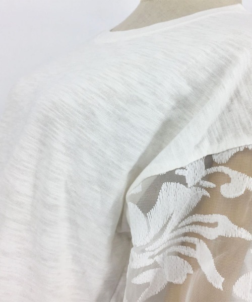 Miniministore（ミニミニストア）の「ブラウス レディース 着やせ（Tシャツ/カットソー・レディース・ピンク/ホワイト/ブラック・FREE）」の11枚目の写真