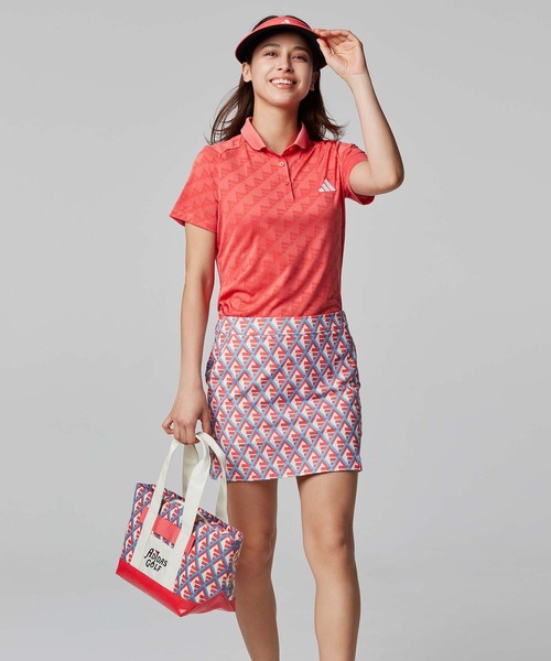 セール】HEAT. RDY BOSジャガードポロ【adidas Golf/アディダスゴルフ