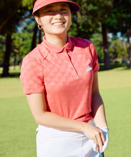 セール】HEAT. RDY BOSジャガードポロ【adidas Golf/アディダスゴルフ