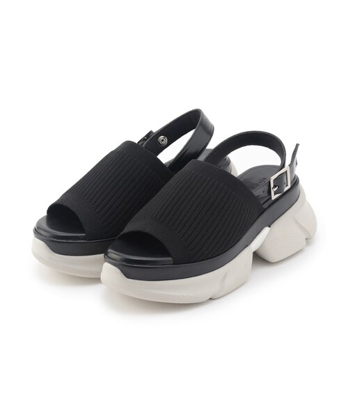 ESPERANZA(エスペランサ)の「ニットアッパーサンダル 24SS(サンダル・レディース・ホワイト系3/ブラック系2/グレー系2/ベージュ系2・S/M/L/LL)」の9枚目の写真