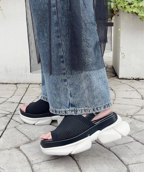 ESPERANZA(エスペランサ)の「ニットアッパーサンダル 24SS(サンダル・レディース・ホワイト系3/ブラック系2/グレー系2/ベージュ系2・S/M/L/LL)」の22枚目の写真