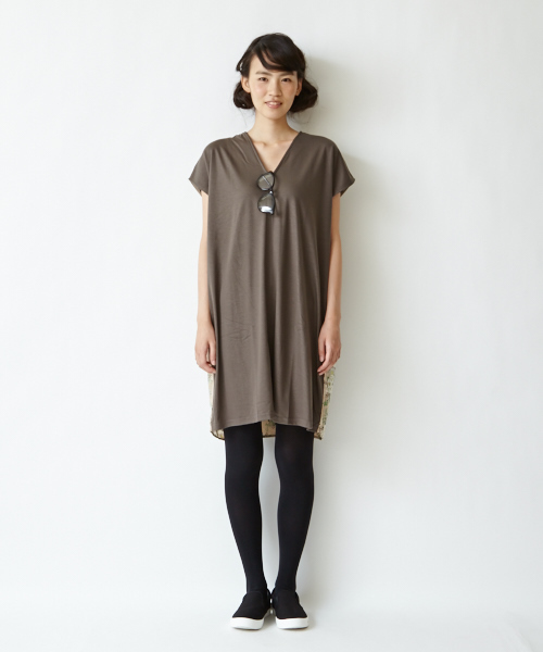 ふりふ（フリフ）の「椿うさぎカットワンピース（ワンピース）」 - WEAR