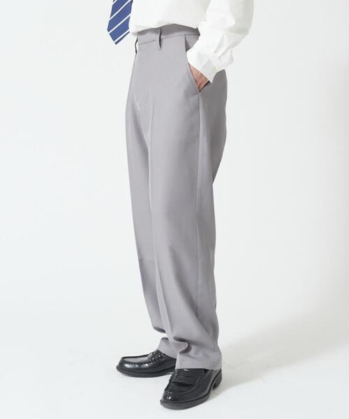 WEGO(ウィゴー)の「WEGO/メンズスクールセミワイドスラックス(スラックス・メンズ・グレー/ブラック/ネイビー・MEDIUM/LARGE)」の5枚目の写真