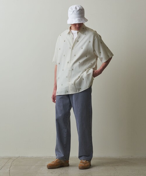 Steven Alan ジャズプリントレギュラーカラーショートスリーブシャツ Steven Alan（スティーブンアラン）の「＜Steven Alan＞ ジャズ