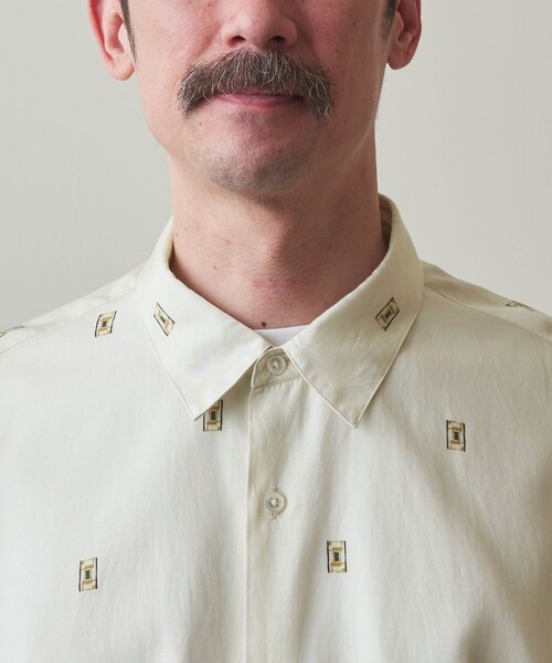 Steven Alan ジャズプリントレギュラーカラーショートスリーブシャツ Steven Alan（スティーブンアラン）の「＜Steven Alan＞ ジャズ