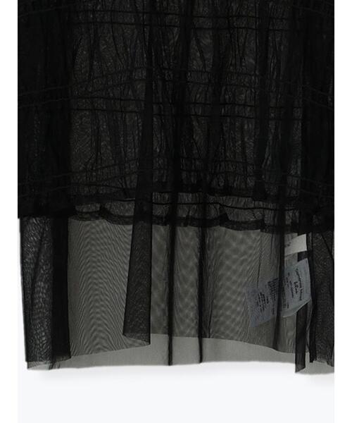 Samansa Mos2 blue（サマンサモスモスブルー）の「◎チュールプルオーバー+キャミソールセット（Tシャツ/カットソー・レディース・ベージュ/オフホワイト/ブラック・F）」の22枚目の写真