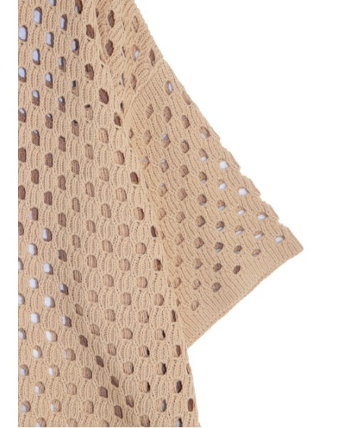 AMAIL（アマイル）の「Hole hole knit（ニット/セーター・レディース・ブルー/ベージュ・FREE）」の12枚目の写真