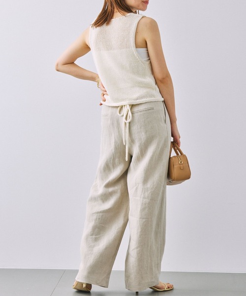 BABYLONE（バビロン）の「カシュクールニットジレ（ニット/セーター・レディース・オフホワイト/ベージュ・フリー）」の8枚目の写真