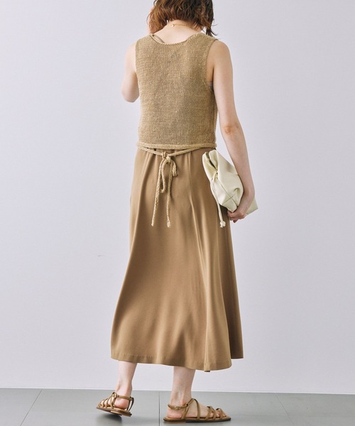 BABYLONE（バビロン）の「カシュクールニットジレ（ニット/セーター・レディース・オフホワイト/ベージュ・フリー）」の14枚目の写真