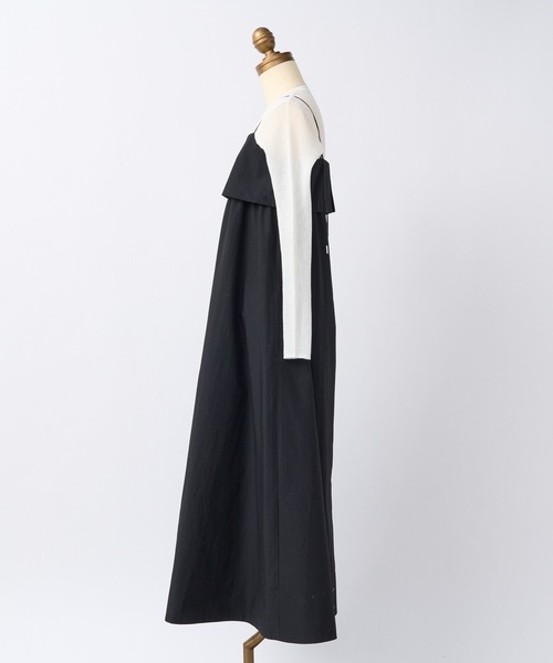 La boutique BonBon（ラブティックボンボン）の「Aラインキャミワンピース（ワンピース・レディース・ブラック/ベージュ・FREE）」の16枚目の写真