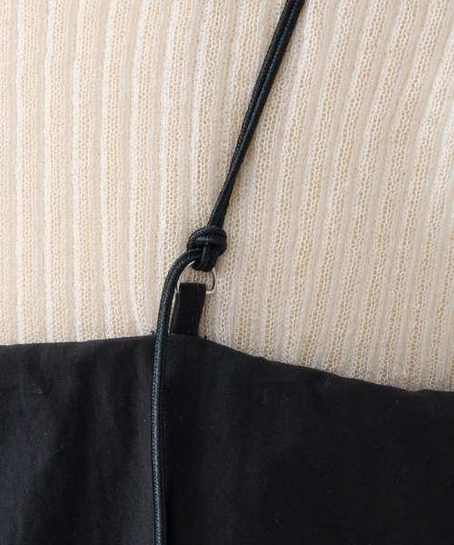 La boutique BonBon（ラブティックボンボン）の「Aラインキャミワンピース（ワンピース・レディース・ブラック/ベージュ・FREE）」の21枚目の写真