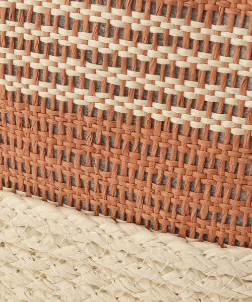 SHOO・LA・RUE（シューラルー）の「◆ボーダーペーパートートバッグ（トートバッグ・レディース・ブラック系2/オレンジ系その他4/キャメル・00）」の15枚目の写真