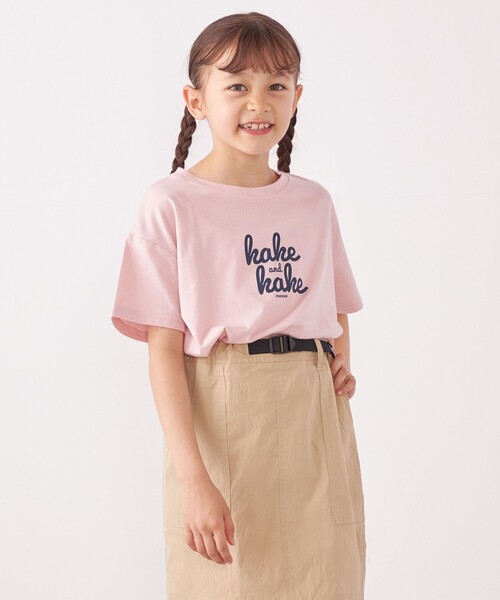 monmimi(モンミミ)の「【SHIPS any別注】MONMIMI: グラフィック プリント 半袖 Tシャツ<KIDS>(Tシャツ/カットソー・キッズ・ライトブルー/ホワイト/ピンク・110/130/120)」の3枚目の写真