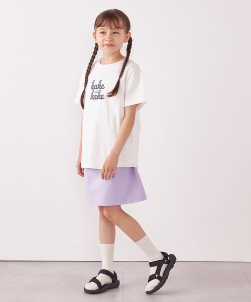 monmimi(モンミミ)の「【SHIPS any別注】MONMIMI: グラフィック プリント 半袖 Tシャツ<KIDS>(Tシャツ/カットソー・キッズ・ライトブルー/ホワイト/ピンク・110/130/120)」の5枚目の写真