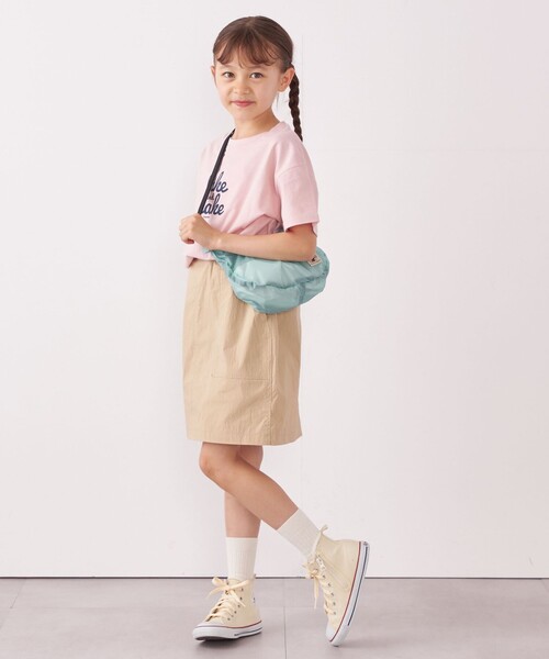 monmimi(モンミミ)の「【SHIPS any別注】MONMIMI: グラフィック プリント 半袖 Tシャツ<KIDS>(Tシャツ/カットソー・キッズ・ライトブルー/ホワイト/ピンク・110/130/120)」の10枚目の写真