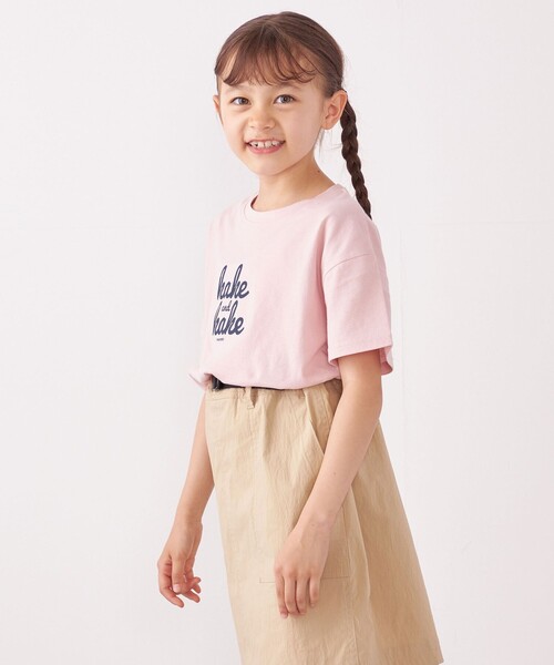 monmimi(モンミミ)の「【SHIPS any別注】MONMIMI: グラフィック プリント 半袖 Tシャツ<KIDS>(Tシャツ/カットソー・キッズ・ライトブルー/ホワイト/ピンク・110/130/120)」の11枚目の写真