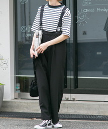 FORK&SPOON　サスペンダーパンツ