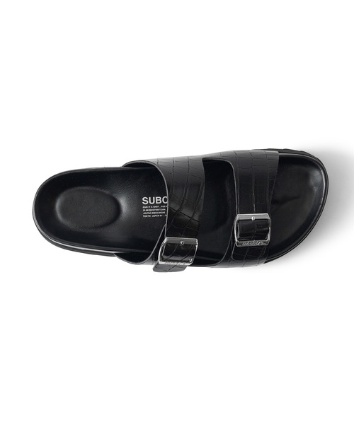 Subciety(サブサエティ)の「CROCODILESANDALS(サンダル・メンズ・ブラック・X-LARGE/LARGE/MEDIUM/SMALL)」の6枚目の写真