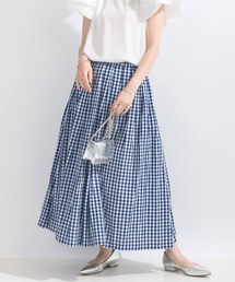 PICCIN | 【WEB限定】ギンガムチェックコットンフレアスカート(スカート)