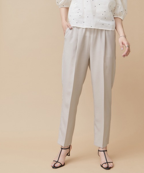 le cercle ADAM ET ROPE'(ルセルクルアダムエロペ)の「【セットアップ対応】タンブラーブッチャーテーパードパンツ(その他パンツ・レディース・チャコールグレー/ライトグレー/ダークブラウン/キャメル・FREE)」の1枚目の写真