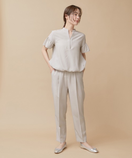 le cercle ADAM ET ROPE'(ルセルクルアダムエロペ)の「【セットアップ対応】タンブラーブッチャーテーパードパンツ(その他パンツ・レディース・チャコールグレー/ライトグレー/ダークブラウン/キャメル・FREE)」の22枚目の写真