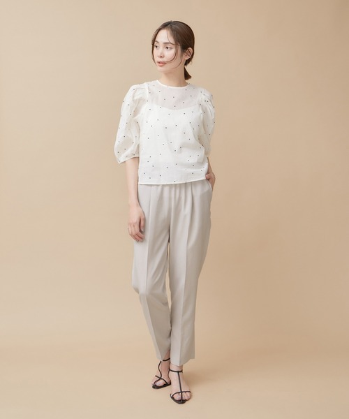 le cercle ADAM ET ROPE'(ルセルクルアダムエロペ)の「【セットアップ対応】タンブラーブッチャーテーパードパンツ(その他パンツ・レディース・チャコールグレー/ライトグレー/ダークブラウン/キャメル・FREE)」の21枚目の写真