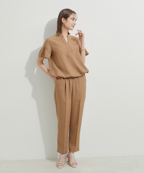 le cercle ADAM ET ROPE'(ルセルクルアダムエロペ)の「【セットアップ対応】タンブラーブッチャーテーパードパンツ(その他パンツ・レディース・チャコールグレー/ライトグレー/ダークブラウン/キャメル・FREE)」の17枚目の写真