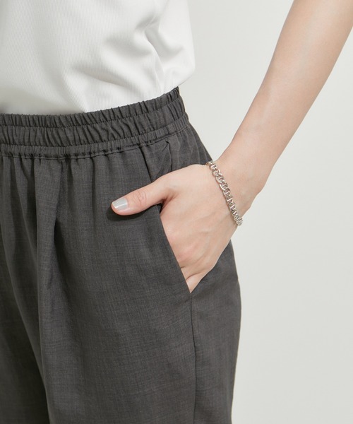le cercle ADAM ET ROPE'(ルセルクルアダムエロペ)の「【セットアップ対応】タンブラーブッチャーテーパードパンツ(その他パンツ・レディース・チャコールグレー/ライトグレー/ダークブラウン/キャメル・FREE)」の10枚目の写真