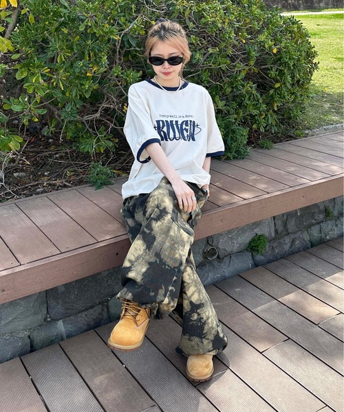 sedacle(セダクル)の「アソートロゴリンガーTシャツ(Tシャツ/カットソー・メンズ・ホワイト系その他/ブラウン/レッド/ネイビー/アイボリー・SMALL/MEDIUM/LARGE)」の15枚目の写真
