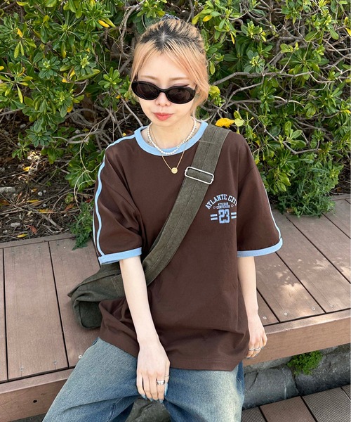sedacle(セダクル)の「アソートロゴリンガーTシャツ(Tシャツ/カットソー・メンズ・ホワイト系その他/ブラウン/レッド/ネイビー/アイボリー・SMALL/MEDIUM/LARGE)」の18枚目の写真