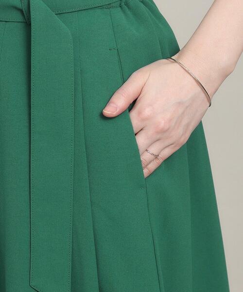 ITS'DEMO（イッツデモ）の「◆【肌触りさらり／ウエストゴム】タックスカーチョ（その他パンツ・レディース・ベージュ/ブラック/グリーン・00）」の6枚目の写真