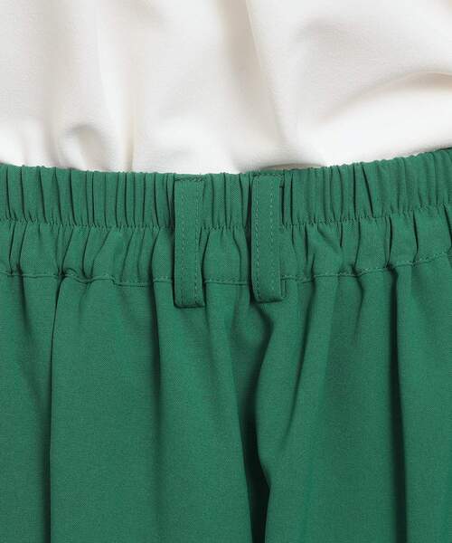 ITS'DEMO（イッツデモ）の「◆【肌触りさらり／ウエストゴム】タックスカーチョ（その他パンツ・レディース・ベージュ/ブラック/グリーン・00）」の4枚目の写真
